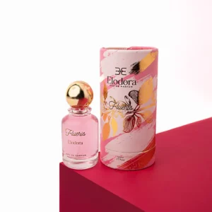 Flueris perfume packaging inspired by Gucci Flora