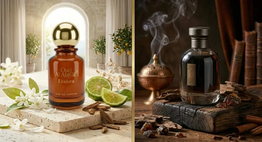 white oud vs dark oud comparison